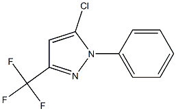 3-trifluoromethyl-1-phenyl-1H-5-chloroPyrazole Struktur