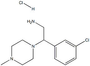 2-(3-Chlorophenyl)-2-(4-Methylpiperazin-1-Yl)Ethanamine Hydrochloride Struktur