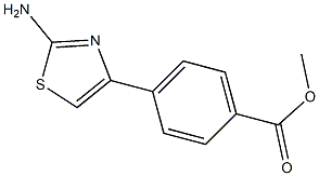 Methyl 4-(2-aminothiazol-4-yl)benzoate Struktur