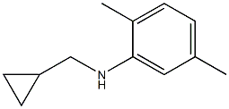 N-(Cyclopropylmethyl)-2,5-dimethylaniline Struktur