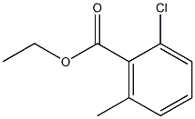 Ethyl 2-chloro-6-methylbenzoate Struktur