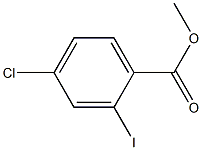 Methyl 4-chloro-2-iodobenzoate Struktur