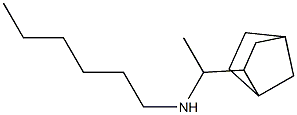 (1-{bicyclo[2.2.1]heptan-2-yl}ethyl)(hexyl)amine Struktur