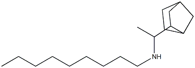 (1-{bicyclo[2.2.1]heptan-2-yl}ethyl)(nonyl)amine Struktur