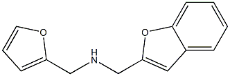 (1-benzofuran-2-ylmethyl)(furan-2-ylmethyl)amine Struktur