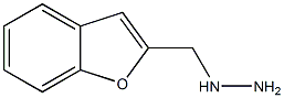 (1-benzofuran-2-ylmethyl)hydrazine Struktur