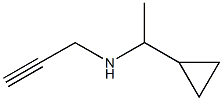 (1-cyclopropylethyl)(prop-2-yn-1-yl)amine Struktur