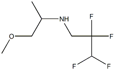 (1-methoxypropan-2-yl)(2,2,3,3-tetrafluoropropyl)amine Struktur