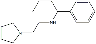 (1-phenylbutyl)[2-(pyrrolidin-1-yl)ethyl]amine Struktur