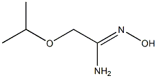 (1Z)-N'-hydroxy-2-isopropoxyethanimidamide Struktur