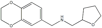 (2,3-dihydro-1,4-benzodioxin-6-ylmethyl)(oxolan-2-ylmethyl)amine Struktur