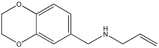 (2,3-dihydro-1,4-benzodioxin-6-ylmethyl)(prop-2-en-1-yl)amine Struktur