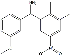 (2,3-dimethyl-5-nitrophenyl)(3-methoxyphenyl)methanamine Struktur