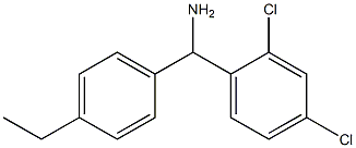 (2,4-dichlorophenyl)(4-ethylphenyl)methanamine Struktur