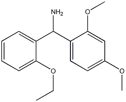 (2,4-dimethoxyphenyl)(2-ethoxyphenyl)methanamine Struktur