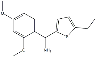 (2,4-dimethoxyphenyl)(5-ethylthiophen-2-yl)methanamine Struktur