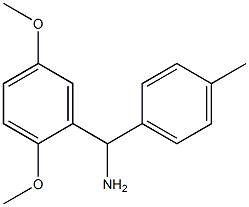 (2,5-dimethoxyphenyl)(4-methylphenyl)methanamine Struktur