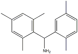 (2,5-dimethylphenyl)(2,4,6-trimethylphenyl)methanamine Struktur