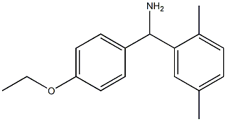 (2,5-dimethylphenyl)(4-ethoxyphenyl)methanamine Struktur