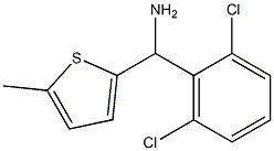 (2,6-dichlorophenyl)(5-methylthiophen-2-yl)methanamine Struktur