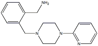 (2-{[4-(pyridin-2-yl)piperazin-1-yl]methyl}phenyl)methanamine Struktur