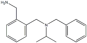 (2-{[benzyl(propan-2-yl)amino]methyl}phenyl)methanamine Struktur