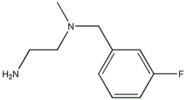 (2-aminoethyl)[(3-fluorophenyl)methyl]methylamine Struktur