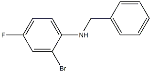 (2-bromo-4-fluorophenyl)(phenyl)methylamine Struktur