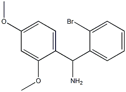 (2-bromophenyl)(2,4-dimethoxyphenyl)methanamine Struktur