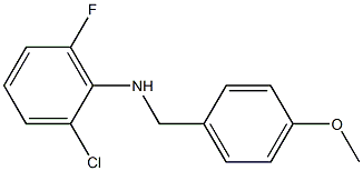 (2-chloro-6-fluorophenyl)(4-methoxyphenyl)methylamine Struktur