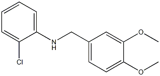 (2-chlorophenyl)(3,4-dimethoxyphenyl)methylamine Struktur