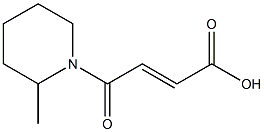 (2E)-4-(2-methylpiperidin-1-yl)-4-oxobut-2-enoic acid Struktur