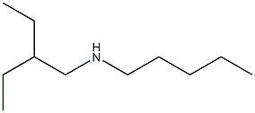 (2-ethylbutyl)(pentyl)amine Struktur