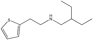 (2-ethylbutyl)[2-(thiophen-2-yl)ethyl]amine Struktur