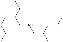 (2-ethylhexyl)(2-methylpentyl)amine Struktur