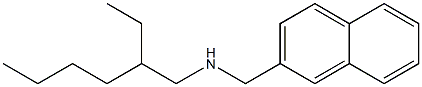 (2-ethylhexyl)(naphthalen-2-ylmethyl)amine Struktur