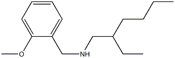 (2-ethylhexyl)[(2-methoxyphenyl)methyl]amine Struktur