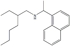 (2-ethylhexyl)[1-(naphthalen-1-yl)ethyl]amine Struktur