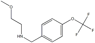 (2-methoxyethyl)({[4-(trifluoromethoxy)phenyl]methyl})amine Struktur