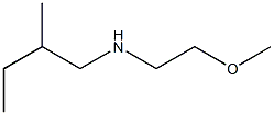 (2-methoxyethyl)(2-methylbutyl)amine Struktur