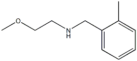 (2-methoxyethyl)[(2-methylphenyl)methyl]amine Struktur