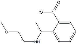 (2-methoxyethyl)[1-(2-nitrophenyl)ethyl]amine Struktur