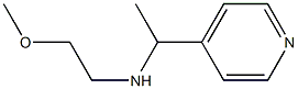 (2-methoxyethyl)[1-(pyridin-4-yl)ethyl]amine Struktur