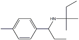 (2-methylbutan-2-yl)[1-(4-methylphenyl)propyl]amine Struktur