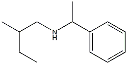 (2-methylbutyl)(1-phenylethyl)amine Struktur