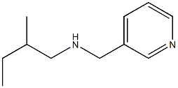 (2-methylbutyl)(pyridin-3-ylmethyl)amine Struktur