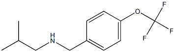 (2-methylpropyl)({[4-(trifluoromethoxy)phenyl]methyl})amine Struktur