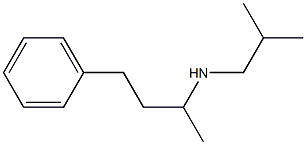 (2-methylpropyl)(4-phenylbutan-2-yl)amine Struktur