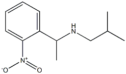 (2-methylpropyl)[1-(2-nitrophenyl)ethyl]amine Struktur