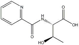 (2S,3R)-3-hydroxy-2-[(pyridin-2-ylcarbonyl)amino]butanoic acid Struktur